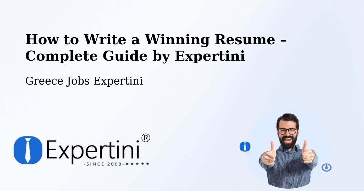 Resume Writing Guide for Job Seekers – Empório - Empório, Greece Jobs Expertini