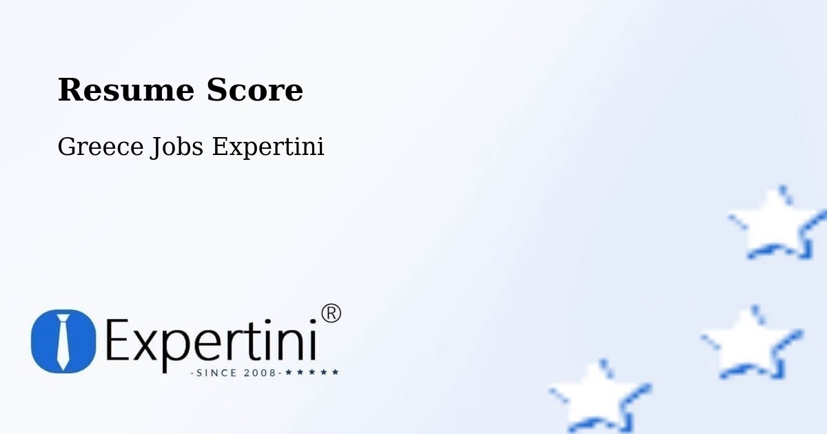 Resume Score & Job Description Match Tool – Empório - Greece Jobs Expertini